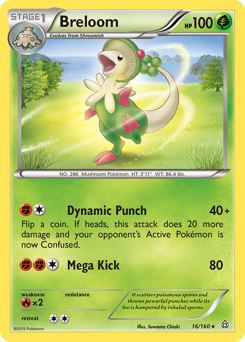 Breloom - Primal Clash - #16 - Pokemon TCG card