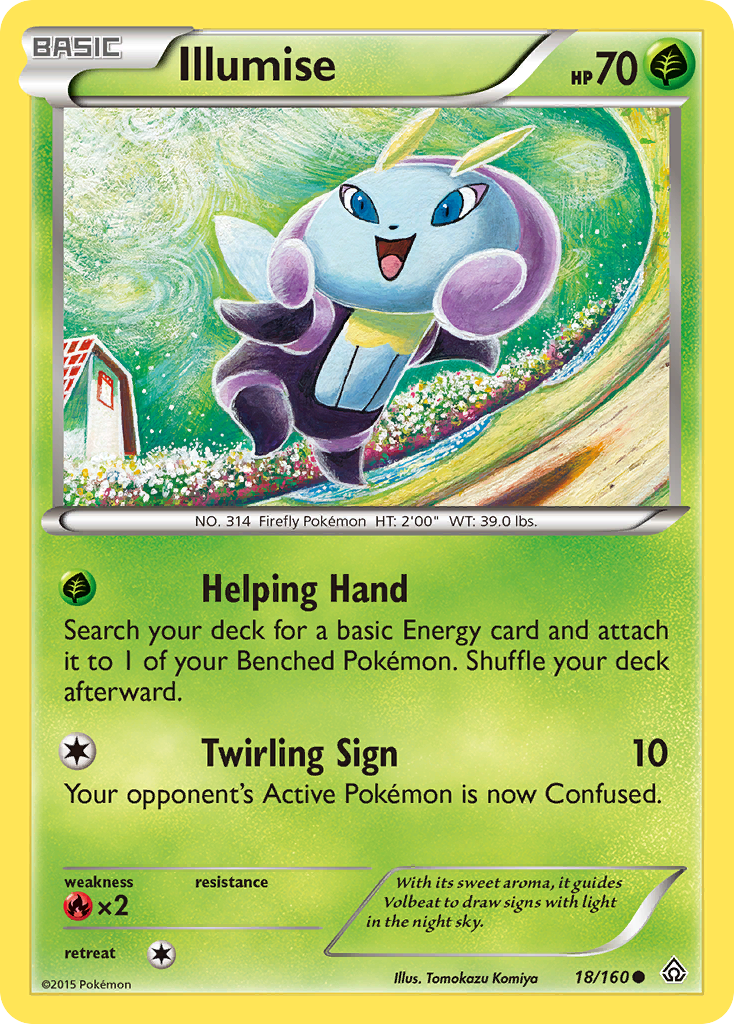 Illumise - Primal Clash - #18 - Pokemon TCG card