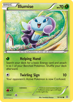 Illumise #18 Illumise - Primal Clash - #18 - Pokemon TCG card