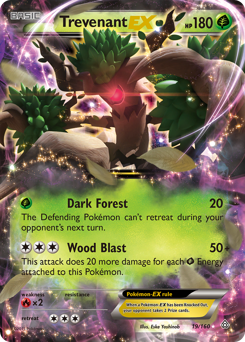 Trevenant-EX #19 Trevenant-EX - Primal Clash - #19 - Pokemon TCG card