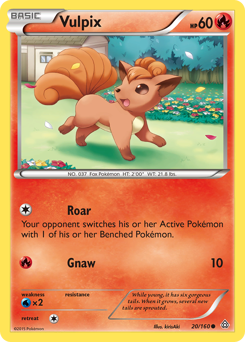 Vulpix - Primal Clash - #20 - Pokemon TCG card