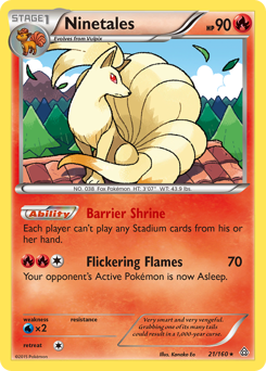 Ninetales #21 Ninetales - Primal Clash - #21 - Pokemon TCG card