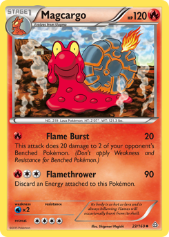 Magcargo #23 Magcargo - Primal Clash - #23 - Pokemon TCG card