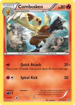 Combusken - Primal Clash - #27 - Pokemon TCG card