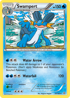 Swampert - Primal Clash - #35 - Pokemon TCG card