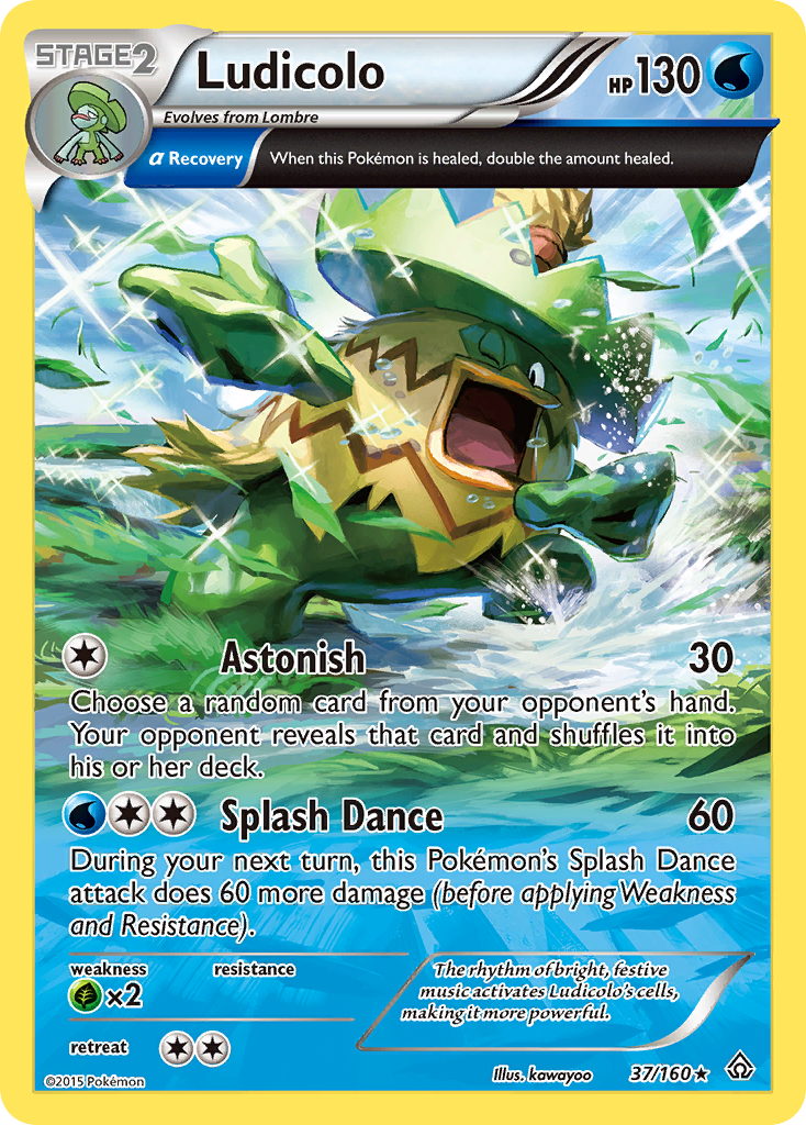 Ludicolo - Primal Clash - #37 - Pokemon TCG card