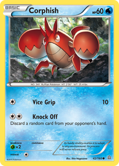 Corphish - Primal Clash - #42 - Pokemon TCG card