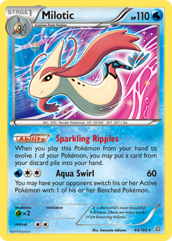 Milotic #44 Milotic - Primal Clash - #44 - Pokemon TCG card
