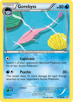 Gorebyss - Primal Clash - #51 - Pokemon TCG card
