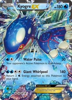 Kyogre-EX - Primal Clash - #54 - Pokemon TCG card