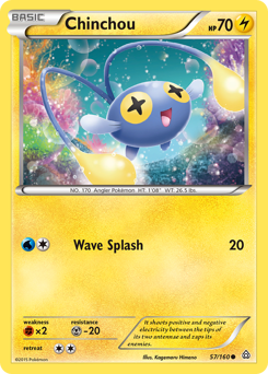 Chinchou - Primal Clash - #57 - Pokemon TCG card