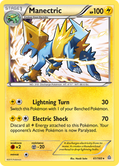 Manectric #61 Manectric - Primal Clash - #61 - Pokemon TCG card