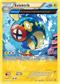 Eelektrik - Primal Clash - #64 - Pokemon TCG card