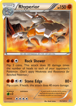 Rhyperior - Primal Clash - #76 - Pokemon TCG card