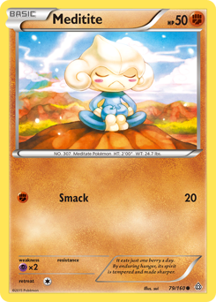 Meditite - Primal Clash - #79 - Pokemon TCG card