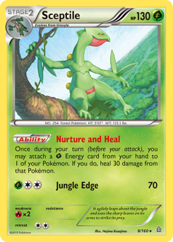 Sceptile - Primal Clash - #8 - Pokemon TCG card