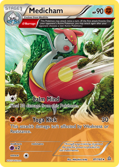 Medicham #81 Medicham - Primal Clash - #81 - Pokemon TCG card