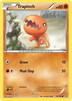 Trapinch #82 Trapinch - Primal Clash - #82 - Pokemon TCG card