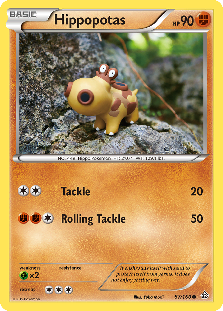 Hippopotas - Primal Clash - #87 - Pokemon TCG card