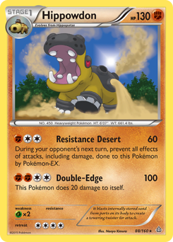 Hippowdon #88 Hippowdon - Primal Clash - #88 - Pokemon TCG card