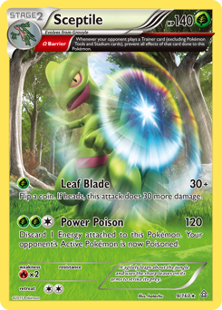 Sceptile - Primal Clash - #9 - Pokemon TCG card