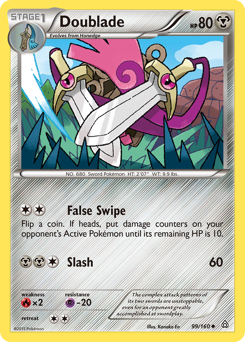 Doublade #99 Doublade - Primal Clash - #99 - Pokemon TCG card