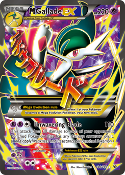 M Gallade-EX #100 M Gallade-EX - Roaring Skies - #100 - Pokemon TCG card