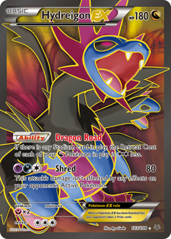 Hydreigon-EX #103 Hydreigon-EX - Roaring Skies - #103 - Pokemon TCG card