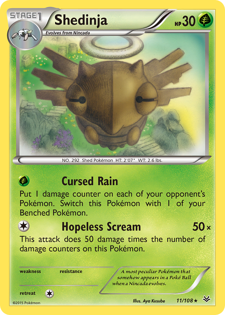 Shedinja - Roaring Skies - #11 - Pokemon TCG card