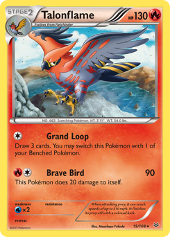 Talonflame #15 Talonflame - Roaring Skies - #15 - Pokemon TCG card
