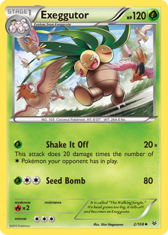 Exeggutor - Roaring Skies - #2 - Pokemon TCG card