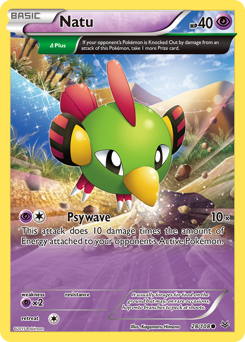 Natu - Roaring Skies - #28 - Pokemon TCG card