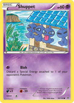 Shuppet - Roaring Skies - #30 - Pokemon TCG card