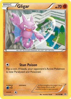 Gligar - Roaring Skies - #36 - Pokemon TCG card