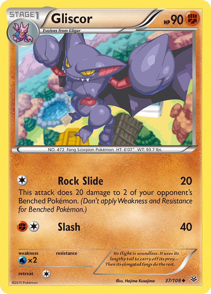 Gliscor - Roaring Skies - #37 - Pokemon TCG card