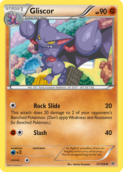 Gliscor - Roaring Skies - #37 - Pokemon TCG card