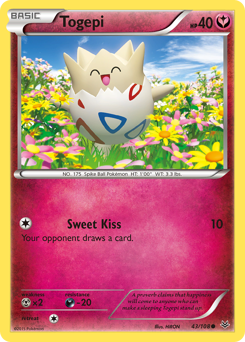 Togepi #43 Togepi - Roaring Skies - #43 - Pokemon TCG card