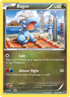 Bagon - Roaring Skies - #55 - Pokemon TCG card