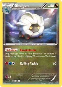 Shelgon - Roaring Skies - #56 - Pokemon TCG card