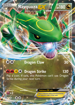 Rayquaza-EX #60 Rayquaza-EX - Roaring Skies - #60 - Pokemon TCG card