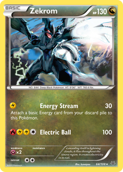 Zekrom #64 Zekrom - Roaring Skies - #64 - Pokemon TCG card