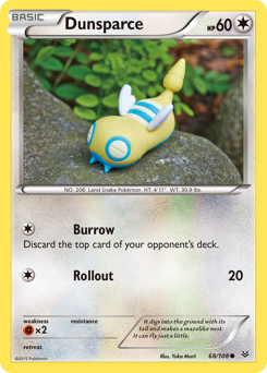 Dunsparce - Roaring Skies - #68 - Pokemon TCG card