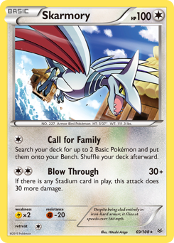 Skarmory - Roaring Skies - #69 - Pokemon TCG card
