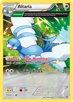 Altaria #74 Altaria - Roaring Skies - #74 - Pokemon TCG card