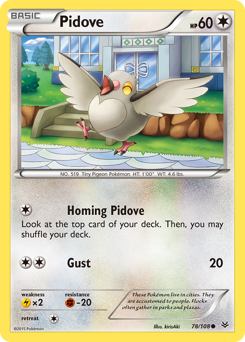 Pidove #78 Pidove - Roaring Skies - #78 - Pokemon TCG card