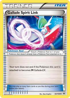 Gallade Spirit Link #83 Gallade Spirit Link - Roaring Skies - #83 - Pokemon TCG card