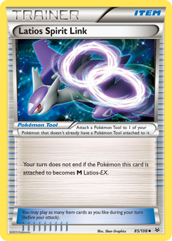 Latios Spirit Link #85 Latios Spirit Link - Roaring Skies - #85 - Pokemon TCG card