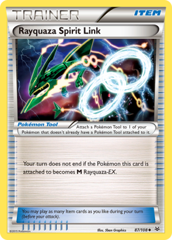Rayquaza Spirit Link #87 Rayquaza Spirit Link - Roaring Skies - #87 - Pokemon TCG card