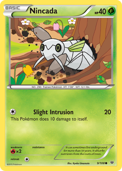 Nincada #9 Nincada - Roaring Skies - #9 - Pokemon TCG card