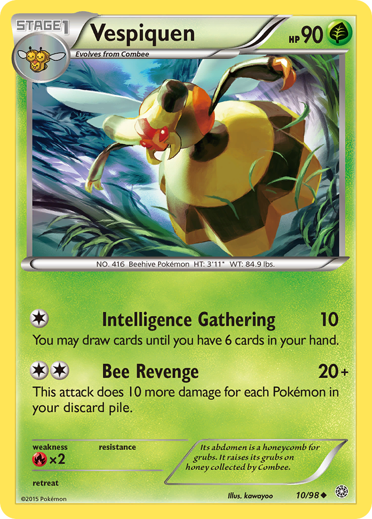Vespiquen - Ancient Origins - #10 - Pokemon TCG card